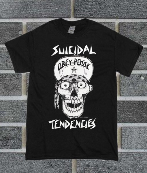 Suicidal Tendencies Flip Cap Skull T Shirt