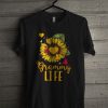 Sunflower Love Grammy Life T Shirt