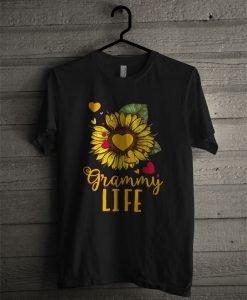 Sunflower Love Grammy Life T Shirt