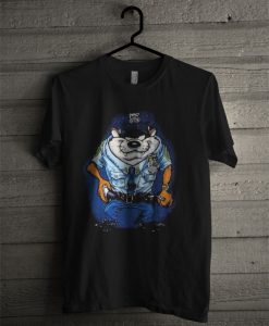 Tazmania Police Officer Graphic T Shirt