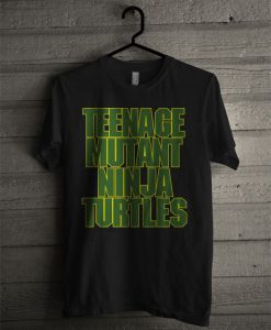Teenage Mutant Ninja Turtles Font T Shirt