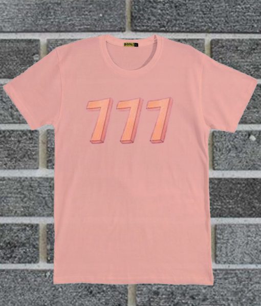 Triple 7 Pink T Shirt