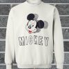 Vintage 90's Disney Big Mickey Mouse Head Spell Out Patches Sweatshirt