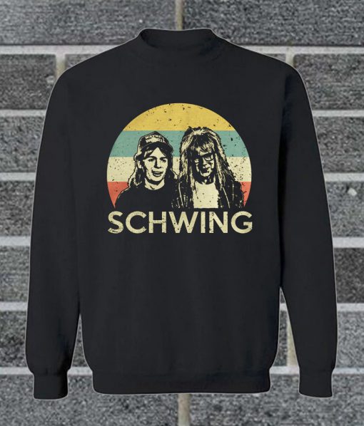 Wayne And Garth Schwing Sweatshirt