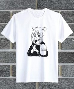 Anime Girl Texting T Shirt