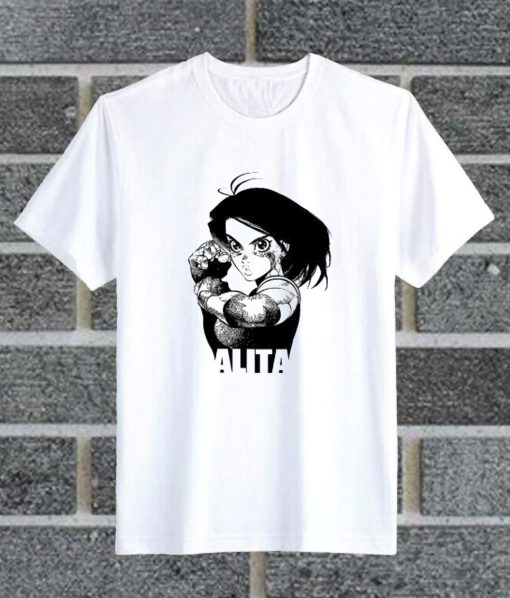 Battle Angel Alita White T Shirt
