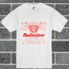 Budweiser King Of Beers Can Label T Shirt