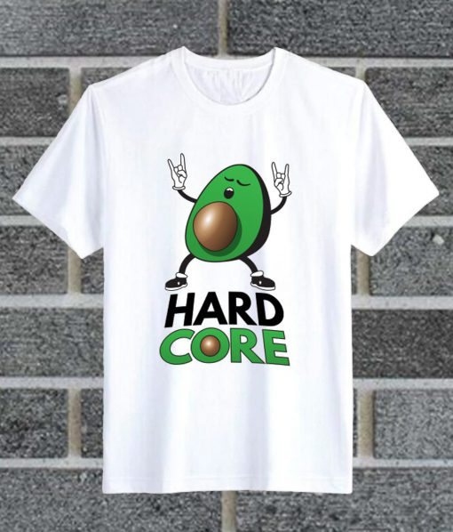 Hard Core Avocado Pun T Shirt