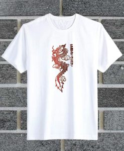 Japanese Red Dragon T Shirt