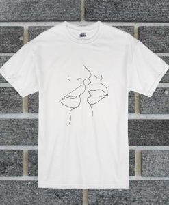 Kiss Line Art T Shirt