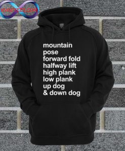Mountain Pose Forward Fold Hoodie