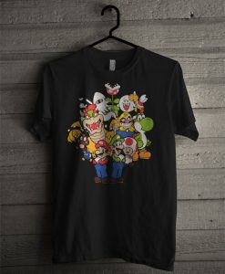 NINTENDO Super Mario Bros. Characters T Shirt