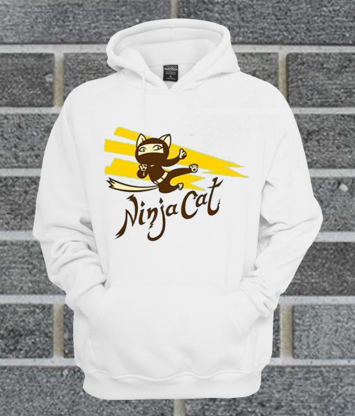 Ninja Cat Kick Hoodie
