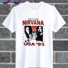 Nirvana USA 91 T Shirt