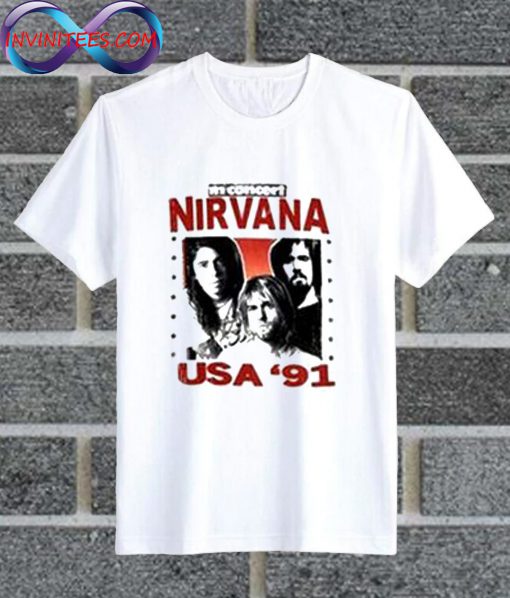 Nirvana USA 91 T Shirt