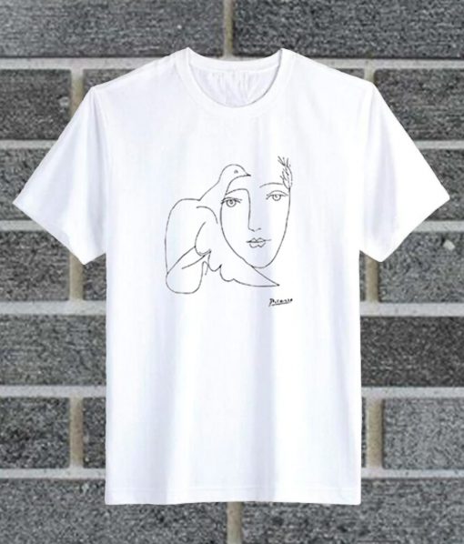 Pablo Picasso Dove and Face T Shirt