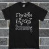 Peace Love Swimming T Shirt