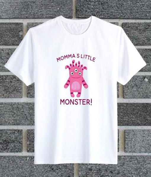 Pink Cute Monster Baby T Shirt