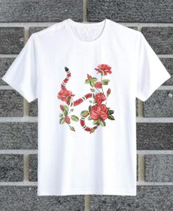 Snake Shirt Roses T Shirt