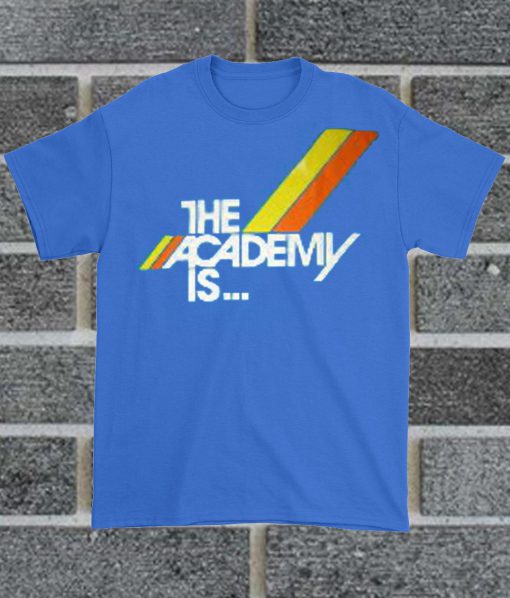 The Academy Is... Blue Stripe T Shirt