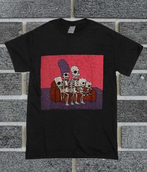 The Simpsons Skeletons T Shirt