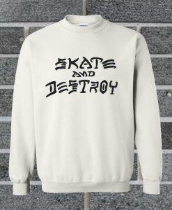 Thrasher Skate And Destroy Sweatshirt