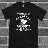 World's Greatest Dad Snoopy T Shirt