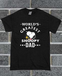 World's Greatest Dad Snoopy T Shirt