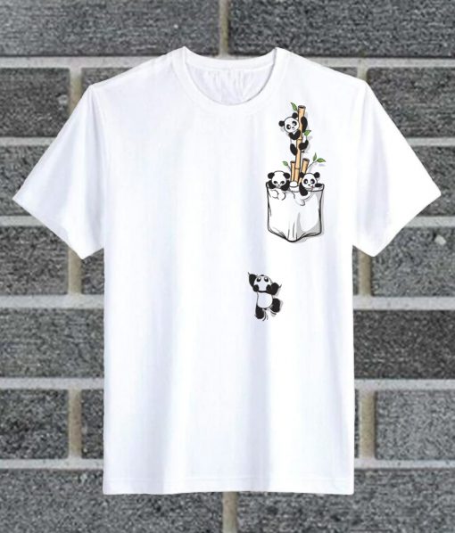 Cute Pocket Pandas T Shirt