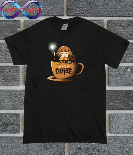 Hermione Harry Potter Accio Coffee T Shirt