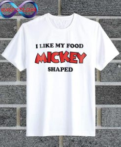 I Like My Food Mickey Shaped T Shirt