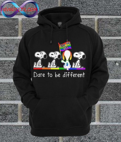 LGBT Snoopy Kiss My Ass Dare Hoodie