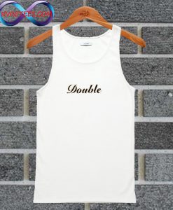 Letter Double Tank Top