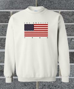 Los Angeles 1984 USA Flag Sweatshirt