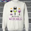 Maleficent Bottoms Up Witches Wine Sweatshirt