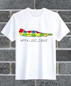 Nope Not Today Autism Cat T Shirt