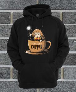 Official Hermione Harry Potter Accio Coffee Hoodie