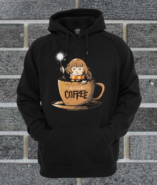 Official Hermione Harry Potter Accio Coffee Hoodie