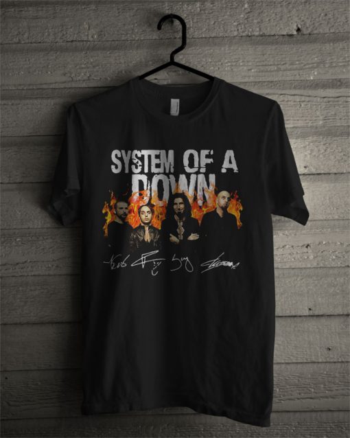 Official System Of A Down Rock Band T Shirt