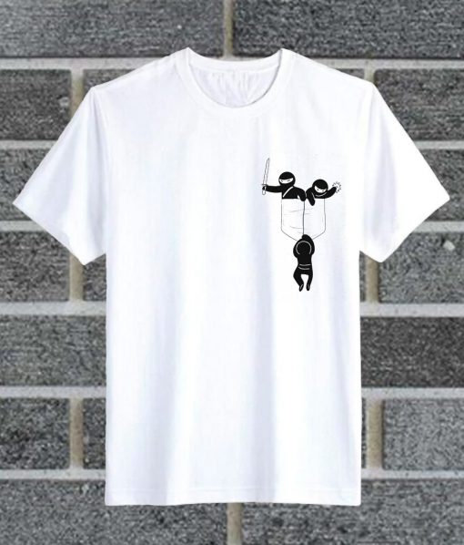 Pocket Ninjas Funny T Shirt