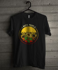 Sunflower I Hate People Vintage T Shirt