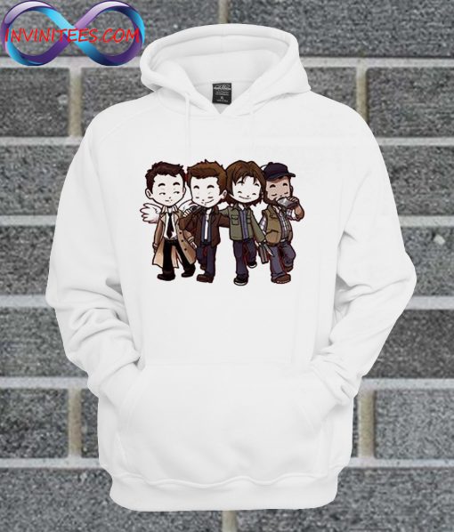 Supernatural Characters Cartoon Hoodie