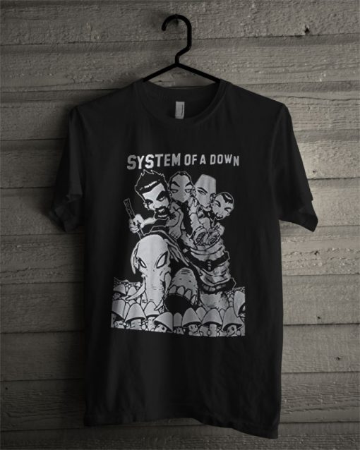 System Of A Down Rock Band T Shirt
