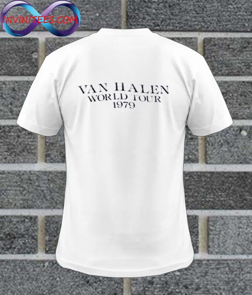 Van Halen 1979 T Shirt Back