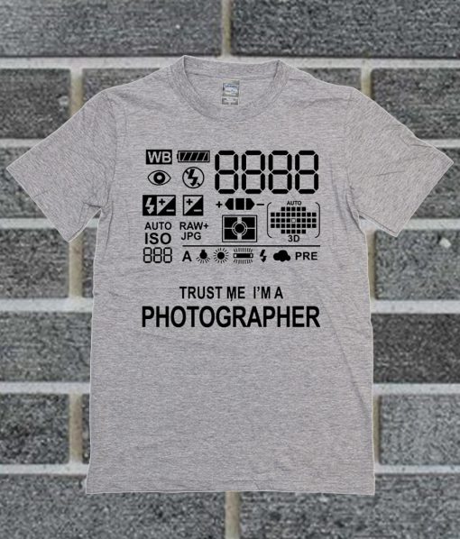 Zomer Fotograaf Camera T Shirt