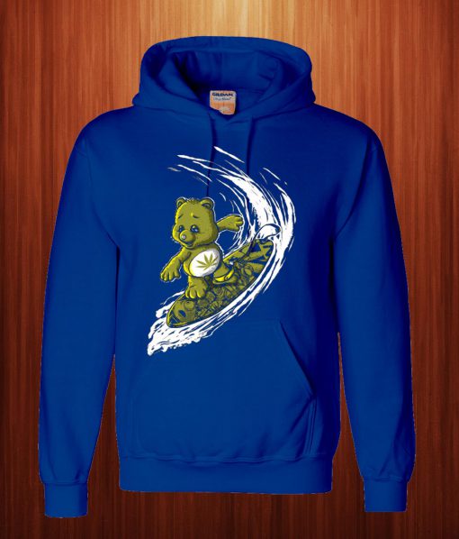 Don't Care Bear Surfing Hoodie