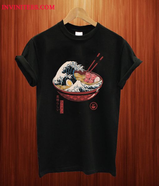 Great Ramen Wave T Shirt