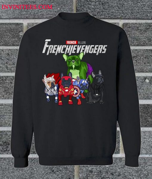 Marvel Avengers Endgame French bulldog Frenchie Avengers Sweatshirt