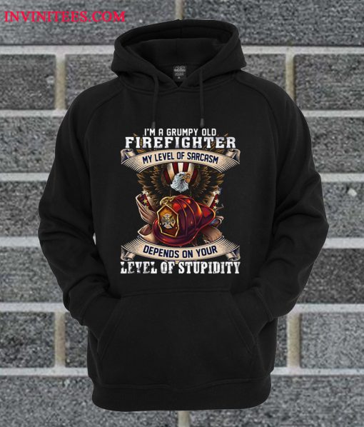 Official I'm A Grumpy Old Firefighter Hoodie