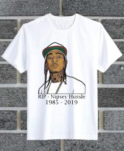 Rip Nipsey Hussle Crenshaw 1985 2019 T Shirt